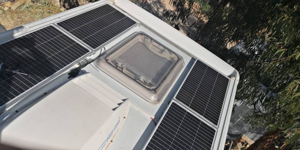 Solar Anlage Camper Wohnmobil mobitech21algarve