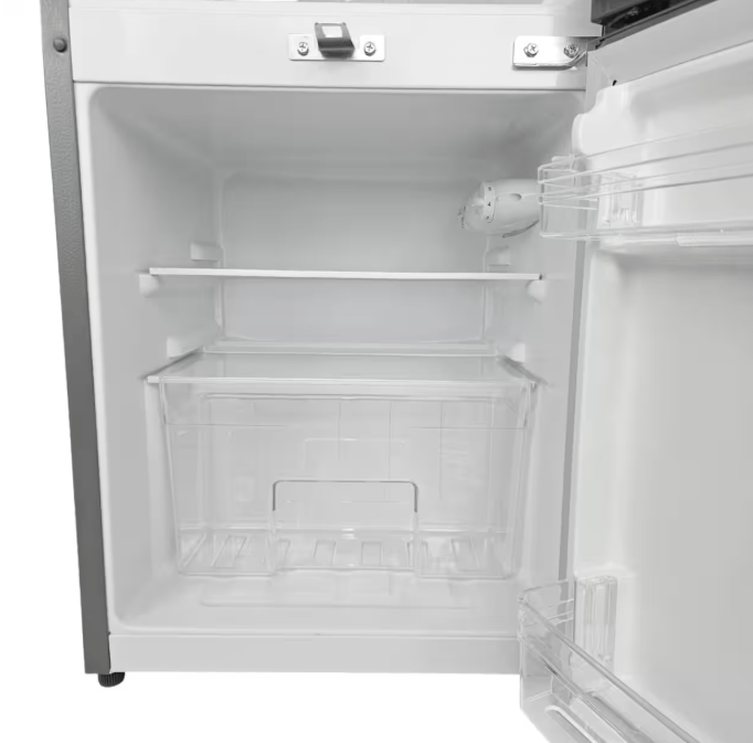 der 12/24V Kompressorkühlschrank Gelid 80 Low unterer Kühlbereich Tür offen