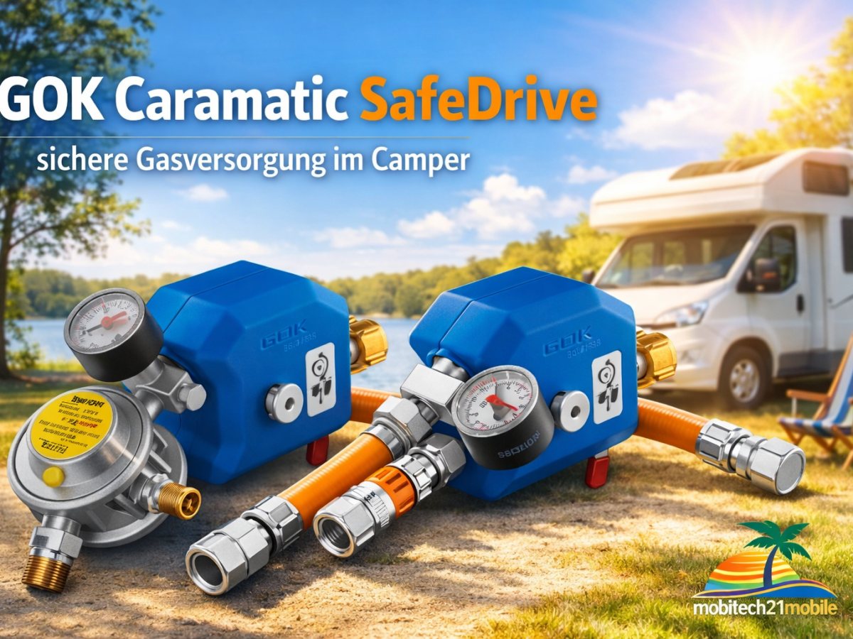 GOK Caramatic SafeDrive – die neue Sicherheitsgeneration für Gasinstallationen im Camper